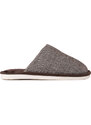 Shelvt Light shelovet brown men's slippers