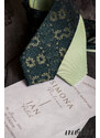 Avantgard Limetkově zelená luxusní pánská kravata
