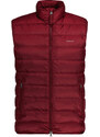 VESTA GANT LIGHT DOWN GILET červená S