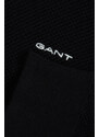 SVETR GANT COTTON PIQUE C-NECK černá S