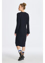 ŠATY GANT CABLE C-NECK DRESS modrá XS