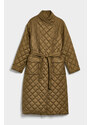 KABÁT GANT QUILTED COAT zelená XS