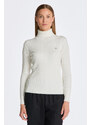 ROLÁK GANT STRETCH COTTON CABLE TURTLENECK bílá XS