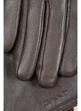 RUKAVICE GANT LONG LEATHER GLOVES hnědá S