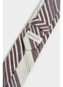 KRAVATA GANT RAW SILK STRIPE TIE bílá None