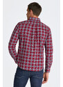 KOŠILE GANT REG UT ARCHIVE OXFORD CHECK SHIRT červená S