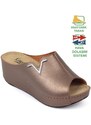 Capone Outfitters Anatomical Soft Comfortable Sole, Wedge Heels Mommy Slippers.