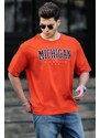 Madmext Orange Men's T-Shirt 4957
