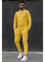 Madmext Yellow Men's Tracksuit Set 4727