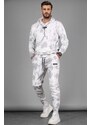 Madmext Gray Tie Dye Men's Tracksuit Set 4758