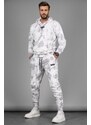 Madmext Gray Tie Dye Men's Tracksuit Set 4758