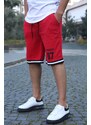 Madmext Men's Red Regular Fit Shorts 5405