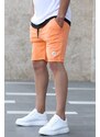 Madmext Torn Detail Orange Men's Shorts 4249