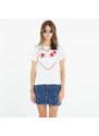 Dámské tričko Comme des Garçons PLAY Heart Logo Short Sleeve Tee White