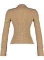 Trendyol Camel End Detailed Knitwear Sweater