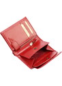 Červená dásmká kožená peněženka El Forrest 881