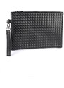 Capone Outfitters Capone Knitted Patterned Paris 222 Women's Black Clutch Bag