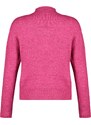 Trendyol Fuchsia Soft Textured High Neck pletený svetr