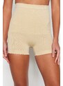 Trendyol Ten Seamless/Seamless Compression High Waist Knitted Corset with Shorts