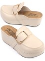 Capone Outfitters Anatomical Soft Comfortable Sole, Wedge Heels Mommy Slippers.