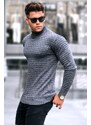 Madmext Anthracite Turtleneck Knitwear Sweater 5762