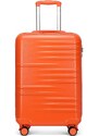 Kufr - British traveller, z polykarbonátu a TSA zámkem, malý, oranžová