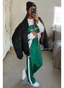 Madmext Mad Girls Green Loose Fit Tracksuit