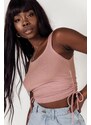 Madmext Mad Girls Powder Crop Tops