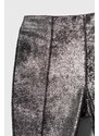 Dětské kalhoty Guess stříbrná barva, hladké