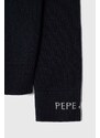 Dětský bavlněný svetr Pepe Jeans tmavomodrá barva, lehký