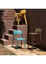 Nardi Šedo hnědá plastová zahradní židle Trill