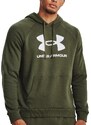 Mikina s kapucí Under Armour UA Rival Fleece Logo HD-GRN 1379758-390