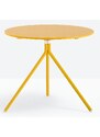Pedrali Žlutá kovová stolová podnož NOLITA 5453 pro konferenční stolek 48 cm