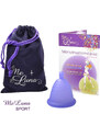 Menstruační kalíšek Me Luna Sport XL Shorty s kuličkou violet (MELU116)