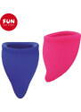 Fun Factory 2PACK Menstruační kalíšky Fun Cup A + B (Explore Kit) (FUN01)