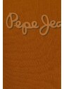 Dětská mikina Pepe Jeans oranžová barva, s potiskem