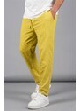 Madmext Yellow Muslin Men's Basic Trousers 5491