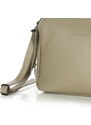 Kožená crossbody kabelka Mazzini MM410 cappuccino