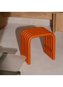 noo.ma Oranžová kovová stolička Nokk 42,5 cm