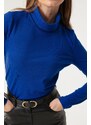 Lafaba Women's Saks Turtleneck Knitted Blouse