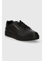 Kožené sneakers boty Tommy Hilfiger TH ELEVATED CLASSIC SNEAKER černá barva, FW0FW07567