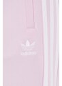 Tepláky adidas Originals růžová barva, s aplikací