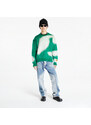 Pánský svetr HERON PRESTON Aop Knit Crewneck Green/ White