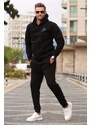 Madmext Black Men's Tracksuit Set 5633