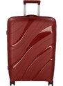 ORMI Cestovní plastový kufr Voyex velikosti L, vínový