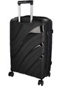 ORMI Cestovní plastový kufr Voyex velikosti L, černý