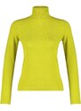 Trendyol Oil Green Premium / Special Yarn High Neck Basic Knitwear Sweater