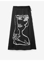 Černá dámská midi sukně Desigual Maryland - Dámské