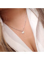 MIDORINI.CZ Dámský personalizovaný náhrdelník s medailonkem MINIMALIST, iniciála na přání, Chirurgická ocel