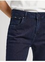 Tmavě modré dámské straight fit džíny Pepe Jeans Violet - Dámské